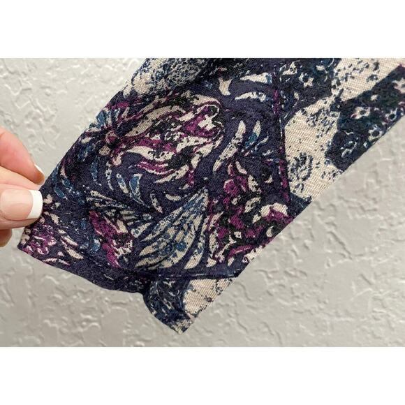 Free People Women’s Annabelle Mock Neck Long Sleeve Tunic Mini Dress Open Back - Picture 9 of 11